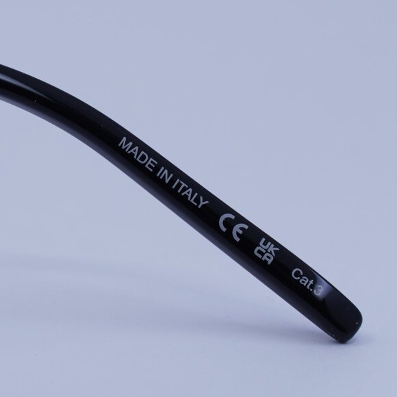 Saint Laurent SL 214 KATE THIN 001 Sunglasses Black Cat Eye Frame, Grey Lenses main image 9